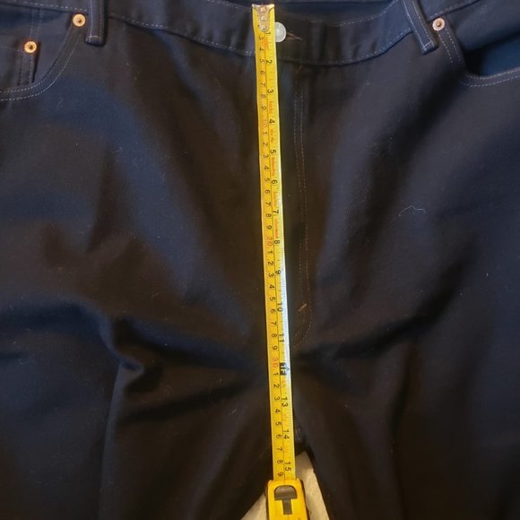 Like new Levi’s Men 550 Black Denim Jeans Size 50 waist by 30 - Picture 11 of 13